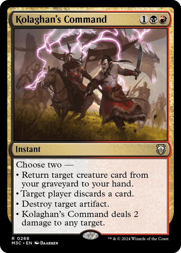 Kolaghan's Command 268 (Commander: Modern Horizons 3)  | Good Games Adelaide SA