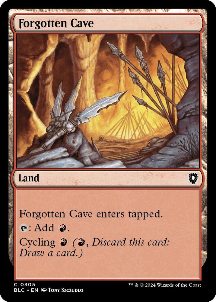 Forgotten Cave 305 (Commander: Bloomburrow)  | Good Games Adelaide SA