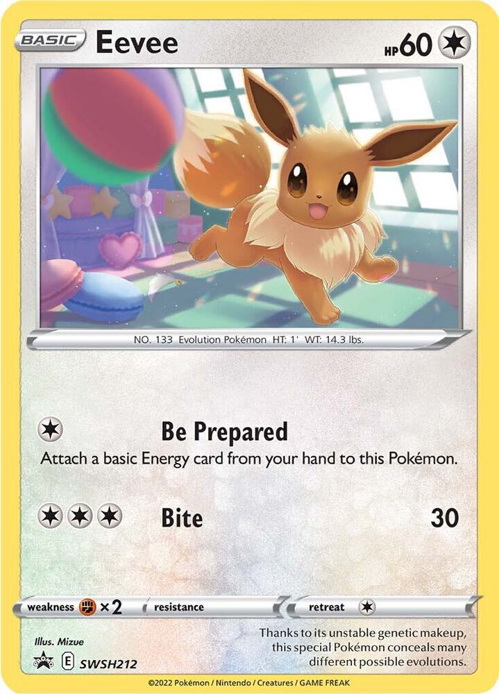 Eevee SWSH212 (SWSH: Sword & Shield Promo Cards)  - Holofoil | Good Games Adelaide SA
