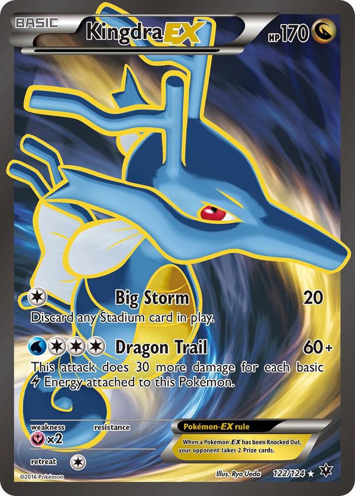 Kingdra EX Full Art 122/124 (XY - Fates Collide)  - Holofoil | Good Games Adelaide SA