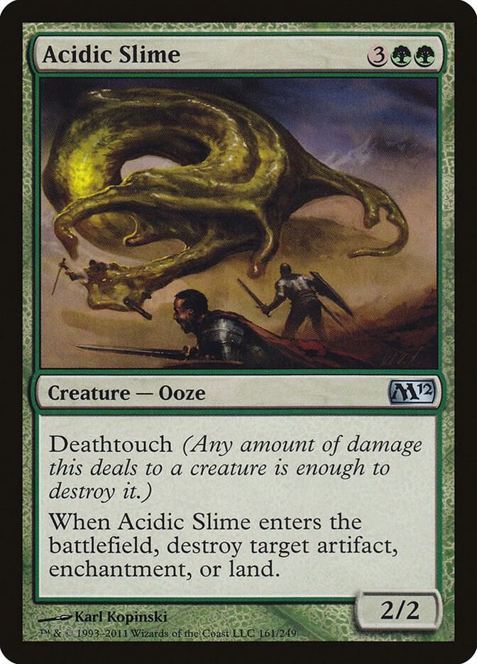 Acidic Slime 161 (Magic 2012 (M12))  - Foil | Good Games Adelaide SA