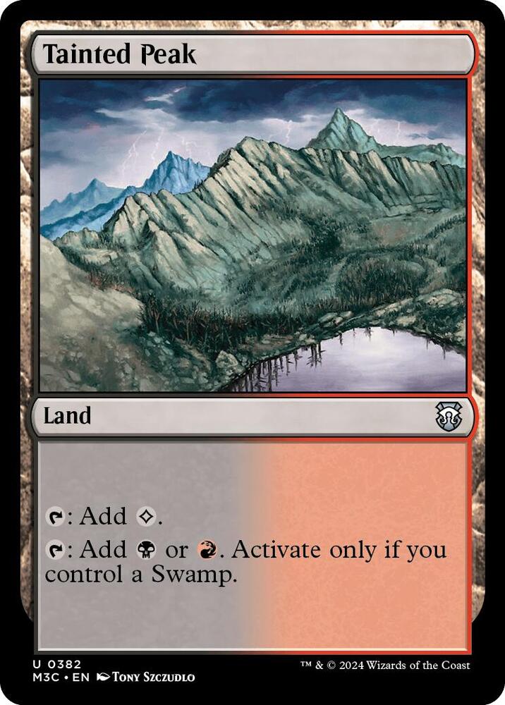 Tainted Peak 382/411 (Commander: Modern Horizons 3)  - Ripple Foil | Good Games Adelaide SA
