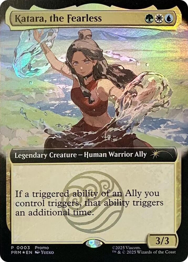 Katara the Fearless Extended Art 3 (Media Promos)  - Foil | Good Games Adelaide SA
