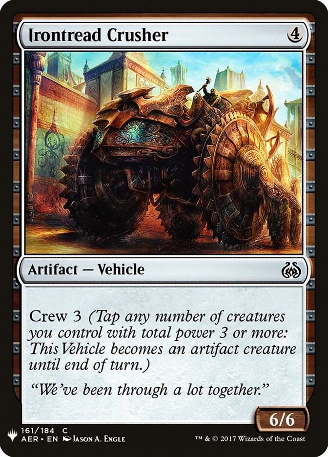 Irontread Crusher 161 (The List Reprints)  | Good Games Adelaide SA