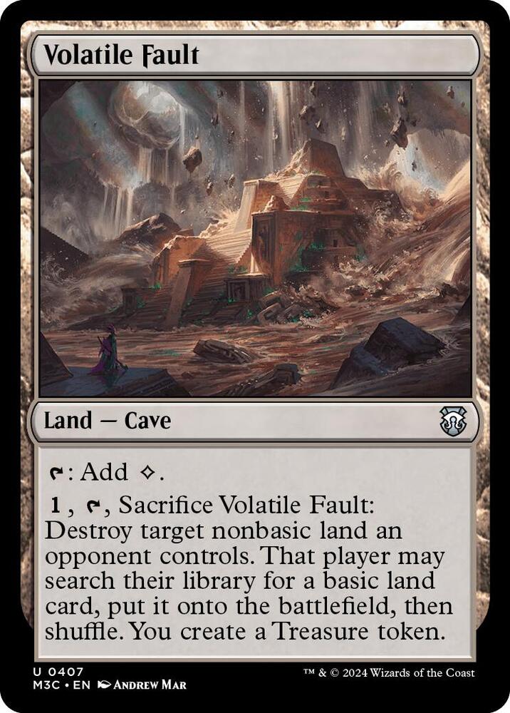 Volatile Fault 407/411 (Commander: Modern Horizons 3)  - Ripple Foil | Good Games Adelaide SA