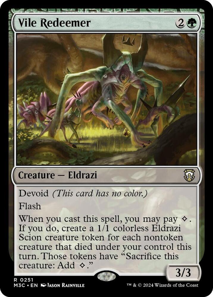 Vile Redeemer 251/411 (Commander: Modern Horizons 3)  - Ripple Foil | Good Games Adelaide SA