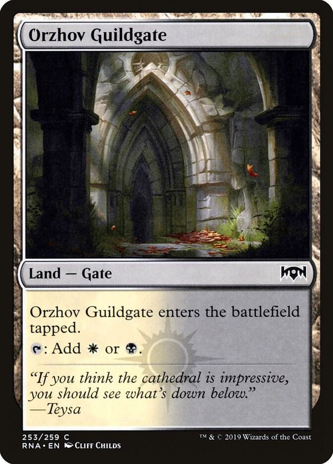 Orzhov Guildgate 253 253 (Ravnica Allegiance)  - Foil | Good Games Adelaide SA