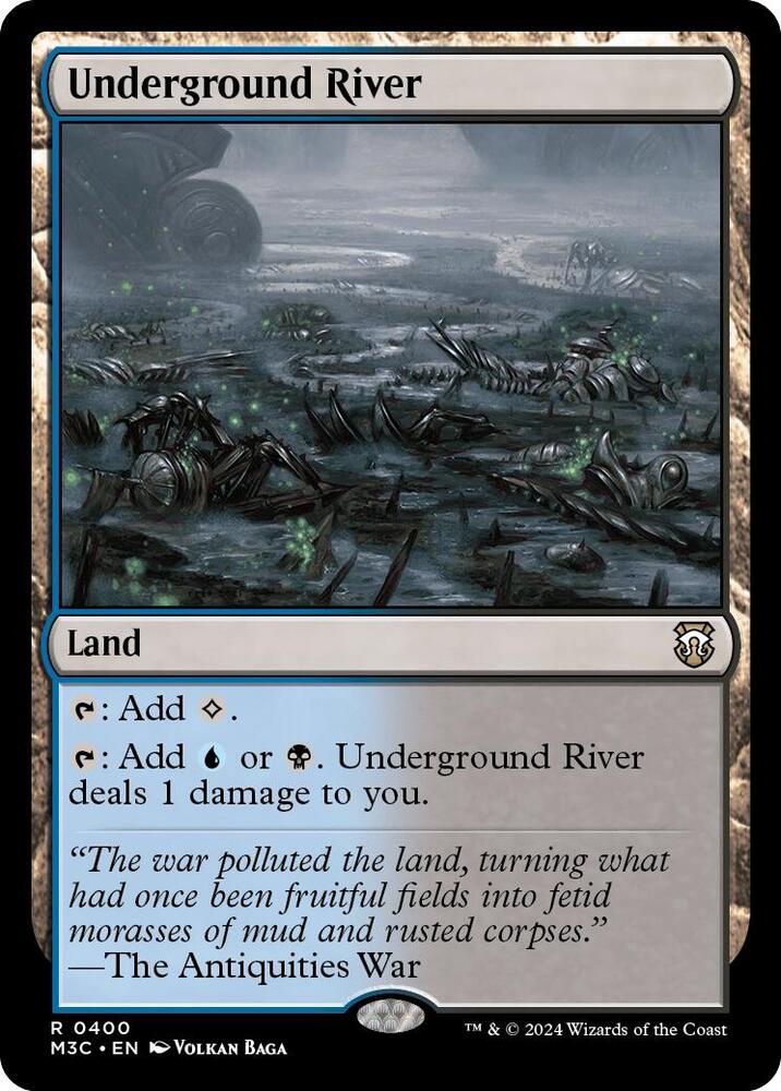 Underground River 400/411 (Commander: Modern Horizons 3)  - Ripple Foil | Good Games Adelaide SA