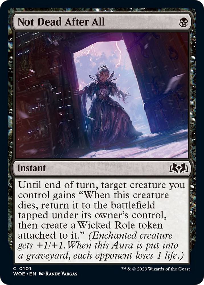 Not Dead After All 101 (Wilds of Eldraine)  - Foil | Good Games Adelaide SA