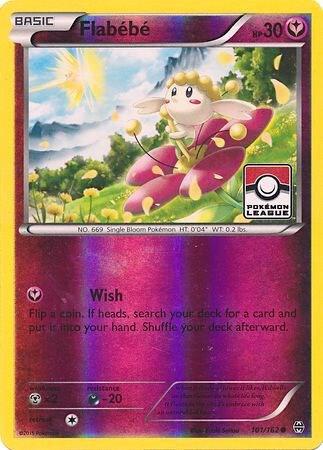 Flabebe 101 162 Pokemon League 101/162 (League & Championship Cards)  - Reverse Holofoil | Good Games Adelaide SA