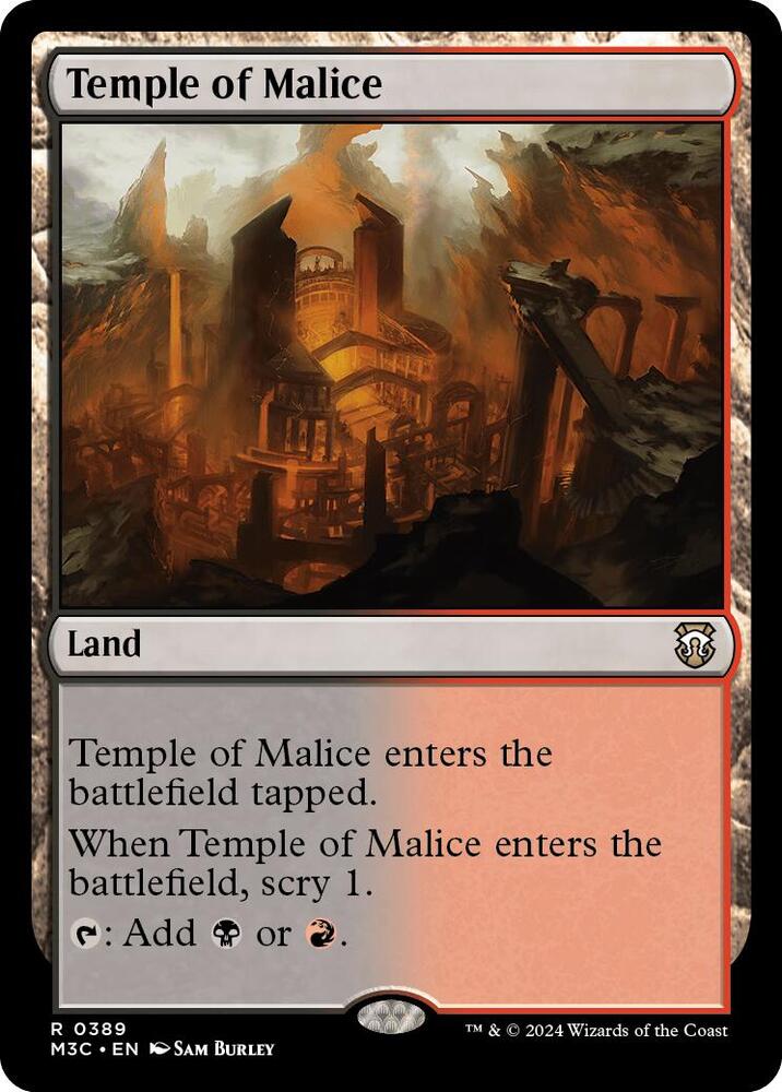 Temple of Malice 389/411 (Commander: Modern Horizons 3)  - Ripple Foil | Good Games Adelaide SA