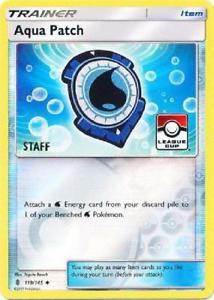 Aqua Patch 119 145 League Cup Staff 119/145 (League & Championship Cards)  - Reverse Holofoil | Good Games Adelaide SA