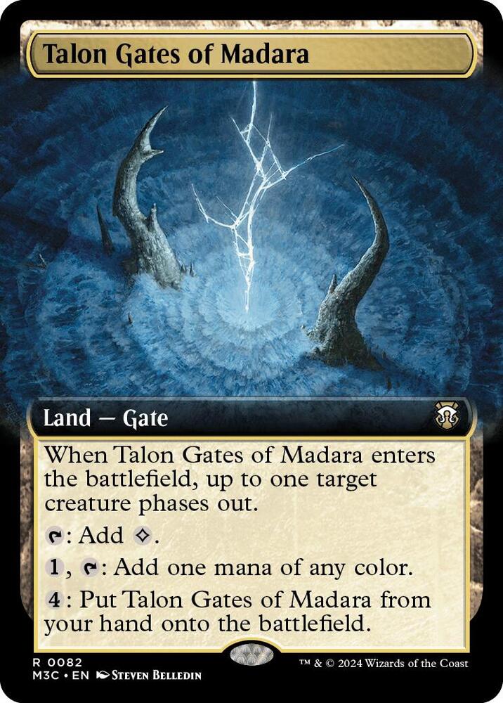Talon Gates of Madara 82/411 (Commander: Modern Horizons 3)  - Extended Art Ripple Foil | Good Games Adelaide SA