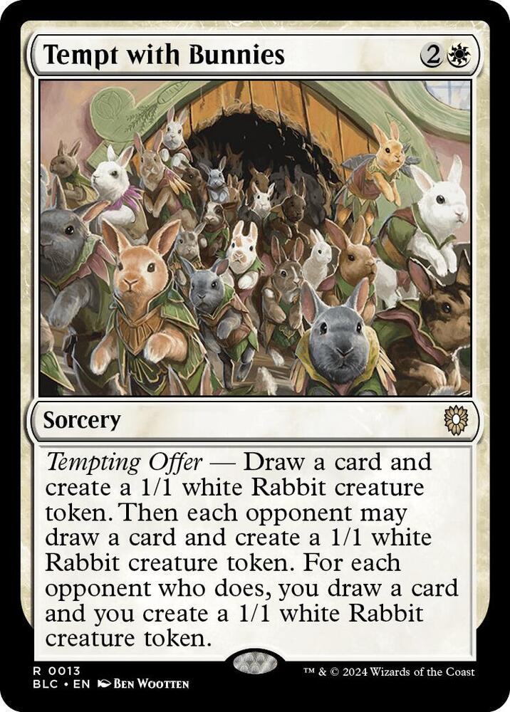 Tempt with Bunnies 13 (Commander: Bloomburrow)  | Good Games Adelaide SA