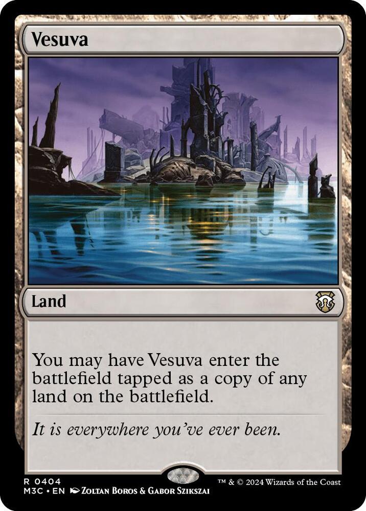 Vesuva 404/411 (Commander: Modern Horizons 3)  - Ripple Foil | Good Games Adelaide SA