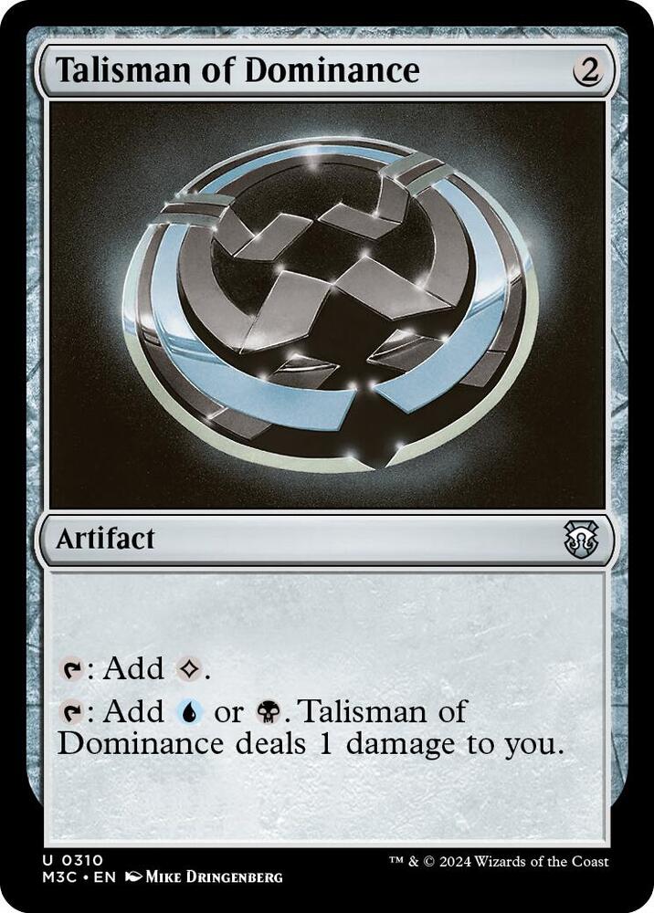 Talisman of Dominance 310/411 (Commander: Modern Horizons 3)  - Ripple Foil | Good Games Adelaide SA