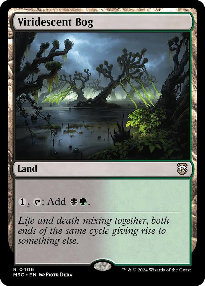Viridescent Bog 406/411 (Commander: Modern Horizons 3)  - Ripple Foil | Good Games Adelaide SA