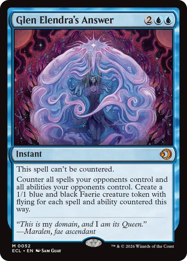 Glen Elendra's Answer 52 (Lorwyn Eclipsed)  - Foil | Good Games Adelaide SA