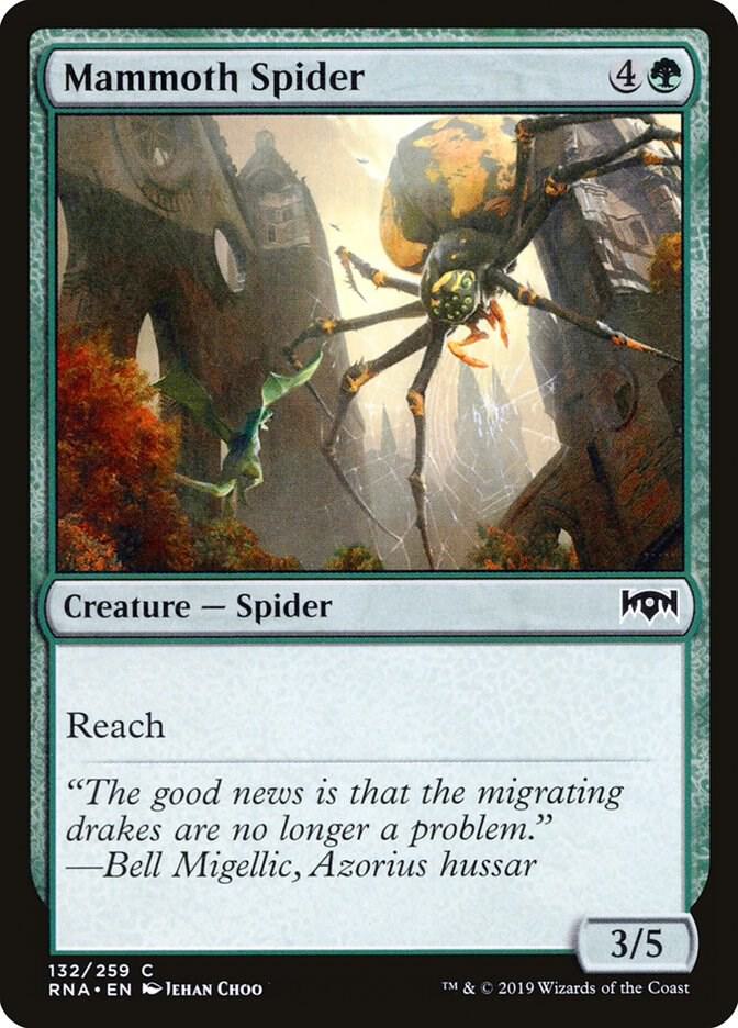 Mammoth Spider 132 (Ravnica Allegiance)  - Foil | Good Games Adelaide SA