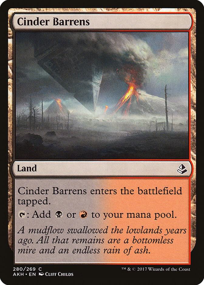Cinder Barrens 280 (Amonkhet)  | Good Games Adelaide SA