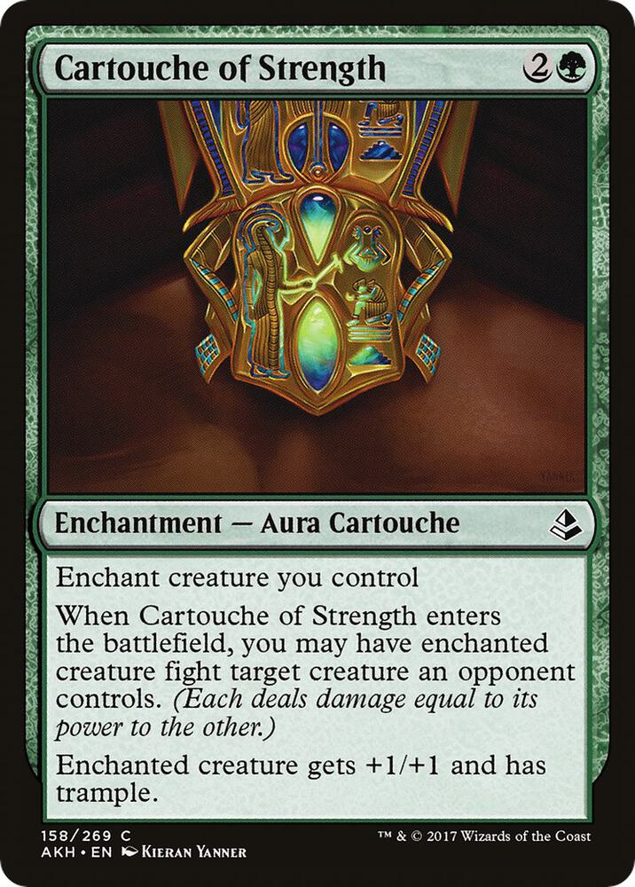 Cartouche of Strength 158 (Amonkhet)  | Good Games Adelaide SA
