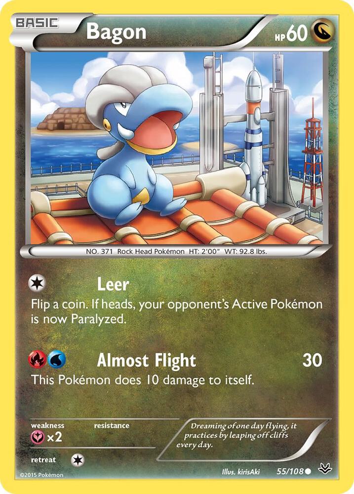 Bagon 55/108 (XY - Roaring Skies)  | Good Games Adelaide SA
