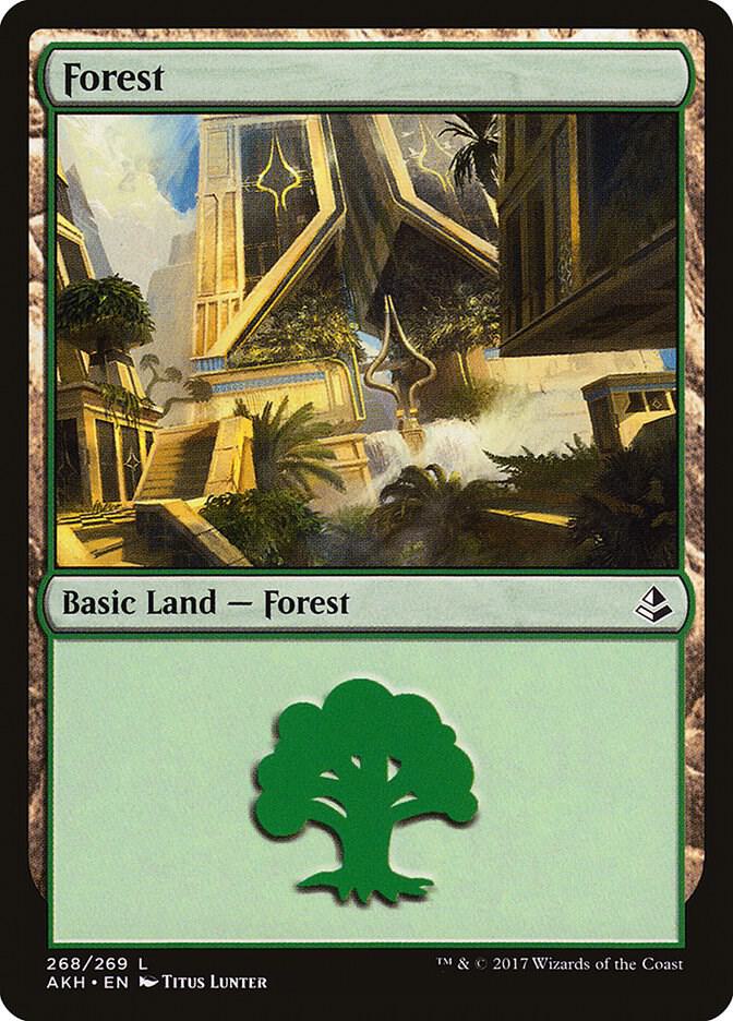 Forest 268 (Amonkhet)  - Foil | Good Games Adelaide SA
