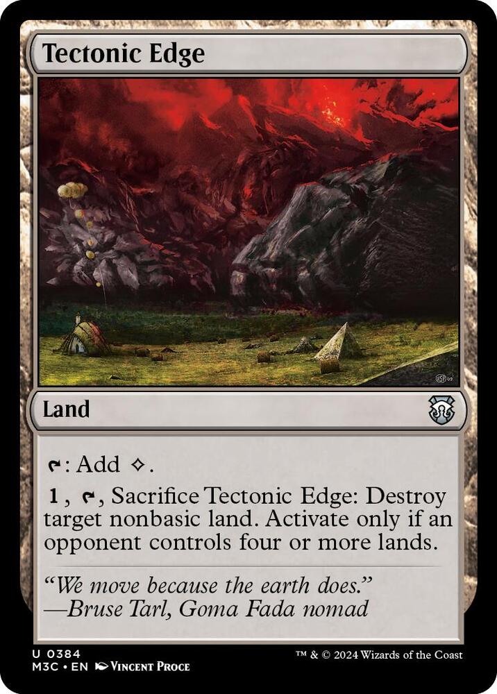 Tectonic Edge 384 (Commander: Modern Horizons 3)  | Good Games Adelaide SA
