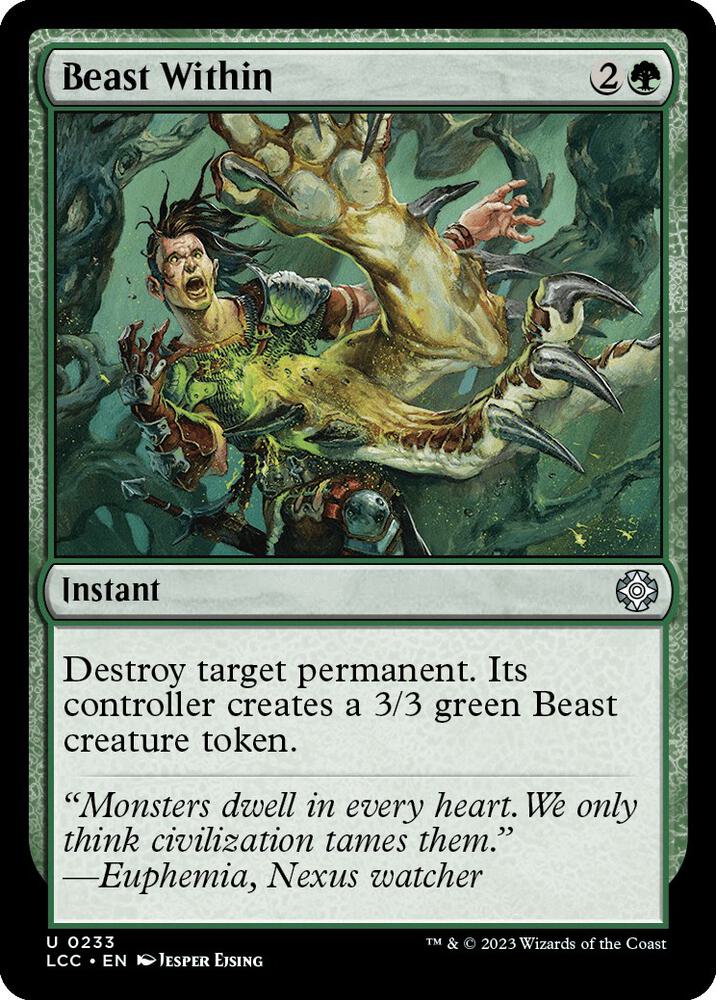 Beast Within 233 (Commander: The Lost Caverns of Ixalan)  | Good Games Adelaide SA