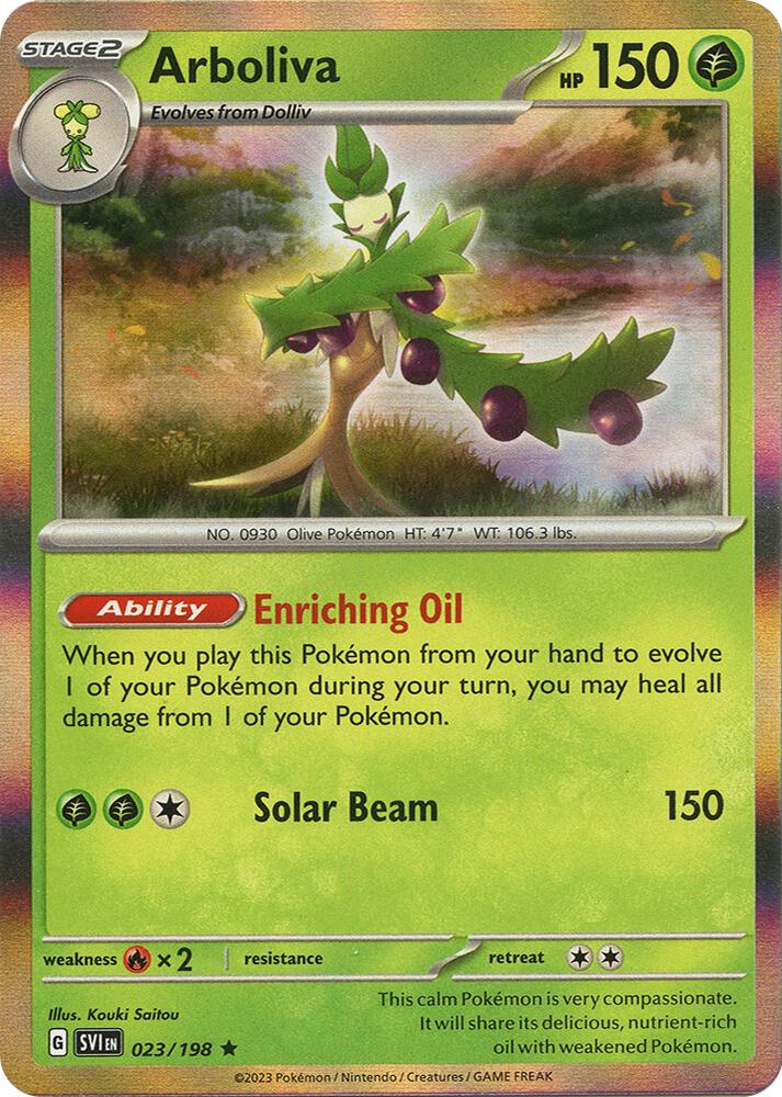 Arboliva 023/198 (SV01: Scarlet & Violet Base Set)  - Holofoil | Good Games Adelaide SA