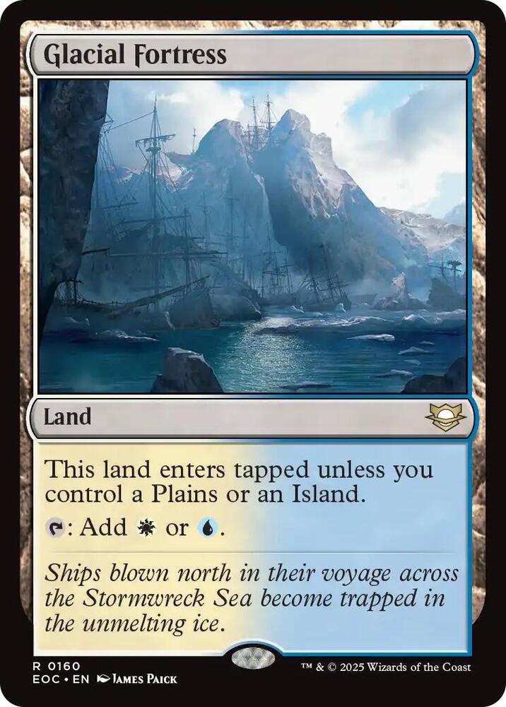 Glacial Fortress 160 (Commander: Edge of Eternities)  | Good Games Adelaide SA