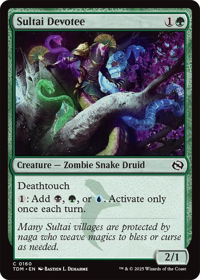 Sultai Devotee 160 (Tarkir: Dragonstorm)  - Foil | Good Games Adelaide SA