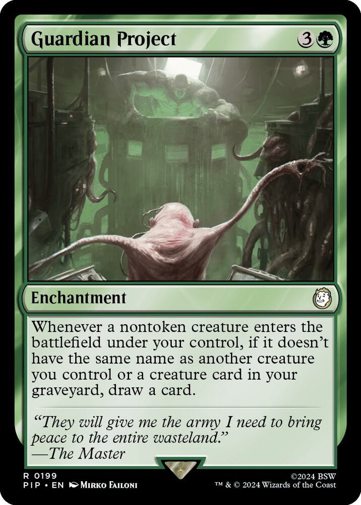 Guardian Project 199 (Universes Beyond: Fallout)  - Foil | Good Games Adelaide SA