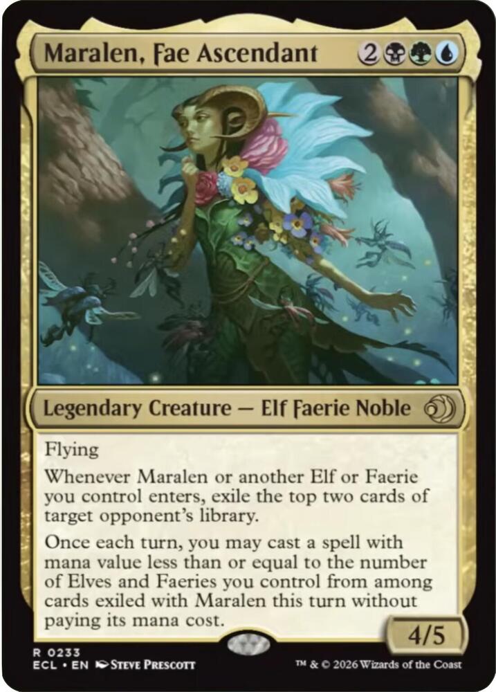 Maralen, Fae Ascendant 233 (Lorwyn Eclipsed)  - Foil | Good Games Adelaide SA