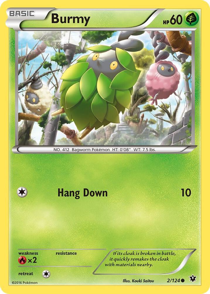 Burmy 2/124 (XY - Fates Collide)  | Good Games Adelaide SA
