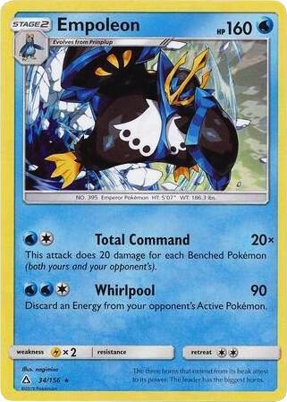 Empoleon 34 156 Cracked Ice Holo 034/156 (Deck Exclusives)  - Holofoil | Good Games Adelaide SA