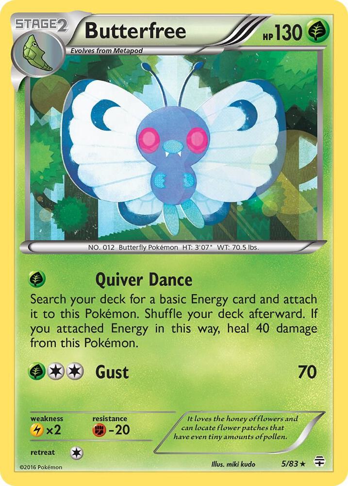 Butterfree 5/83 (Generations)  - Holofoil | Good Games Adelaide SA