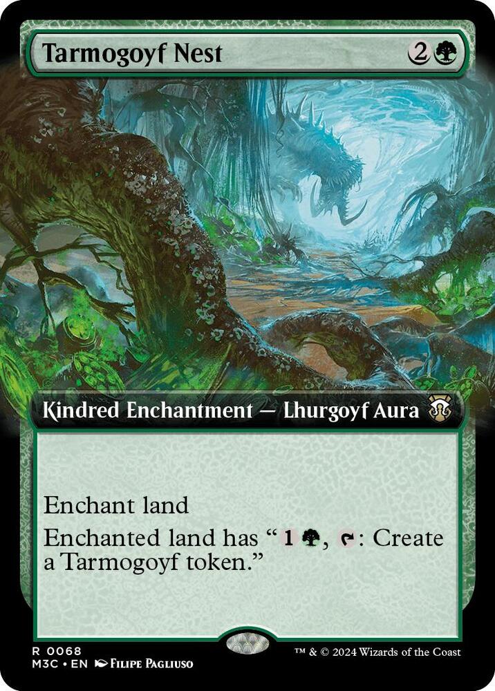 Tarmogoyf Nest 68/411 (Commander: Modern Horizons 3)  - Extended Art | Good Games Adelaide SA
