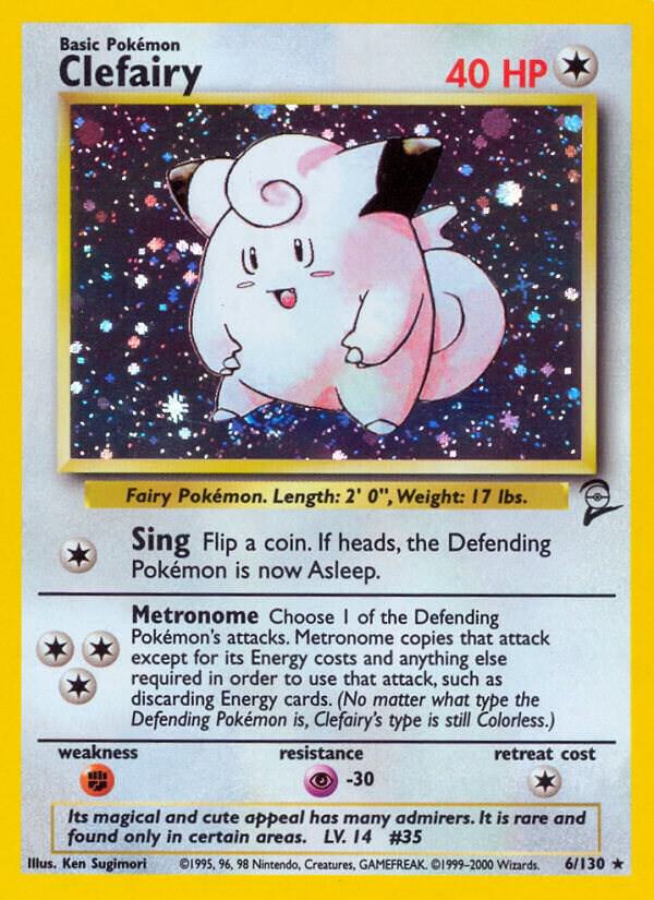 Clefairy 006/130 (Base Set 2)  - Holofoil | Good Games Adelaide SA