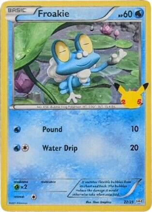 Froakie 022/025 (McDonald's 25th Anniversary Promos)  | Good Games Adelaide SA