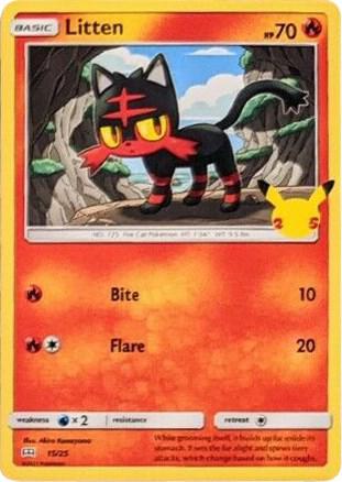 Litten 015/025 (McDonald's 25th Anniversary Promos)  | Good Games Adelaide SA