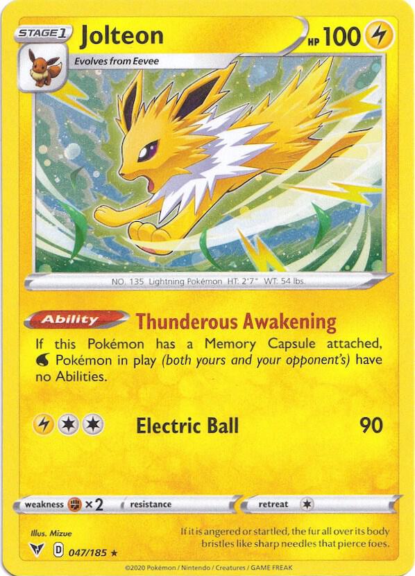 Jolteon 047/185 (Miscellaneous Cards & Products)  - Cosmo Holofoil | Good Games Adelaide SA