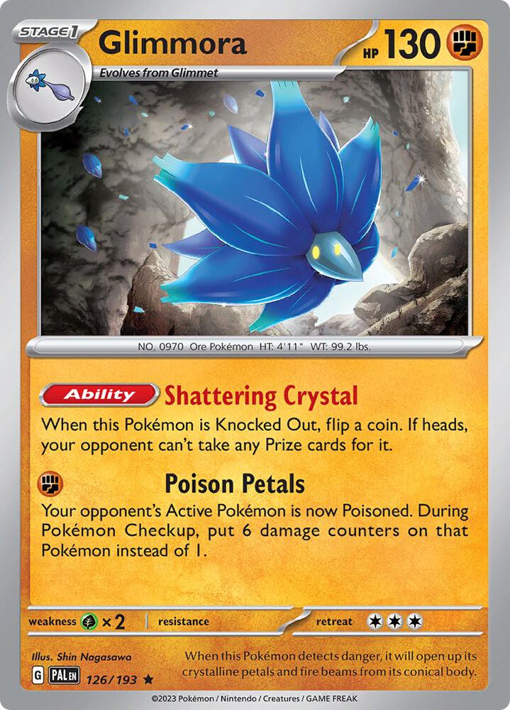 Glimmora 126/193 (SV02: Paldea Evolved)  - Holofoil | Good Games Adelaide SA
