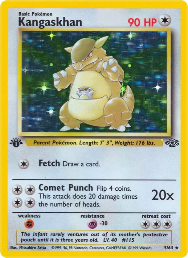 Kangaskhan 05/64 (Jungle)  - 1st Edition Holofoil | Good Games Adelaide SA