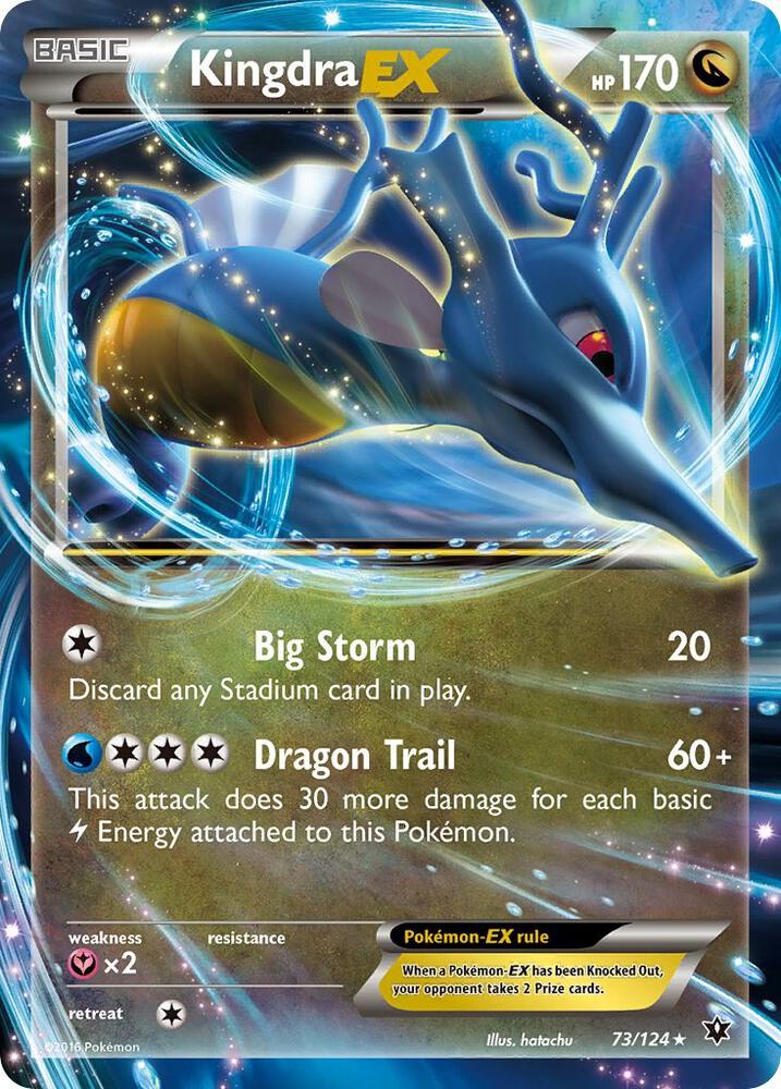 Kingdra EX 73/124 (XY - Fates Collide)  - Holofoil | Good Games Adelaide SA