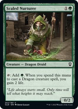 Scaled Nurturer 252 (Commander Legends: Battle for Baldur's Gate)  | Good Games Adelaide SA