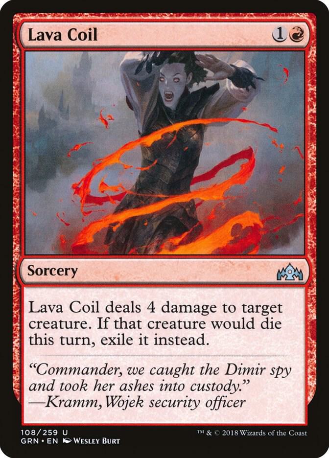 Lava Coil 108 (Guilds of Ravnica)  | Good Games Adelaide SA