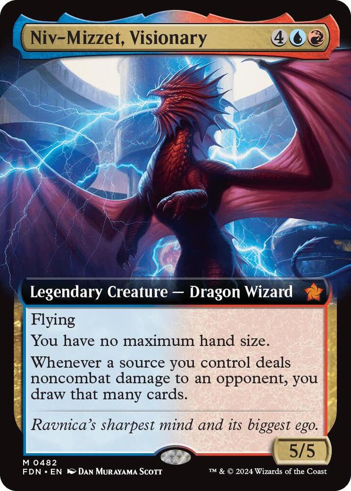 Niv-Mizzet, Visionary 482 (Foundations)  - Foil | Good Games Adelaide SA