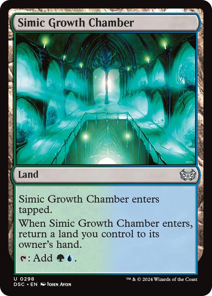 Simic Growth Chamber 298 (Commander: Duskmourn: House of Horror)  | Good Games Adelaide SA