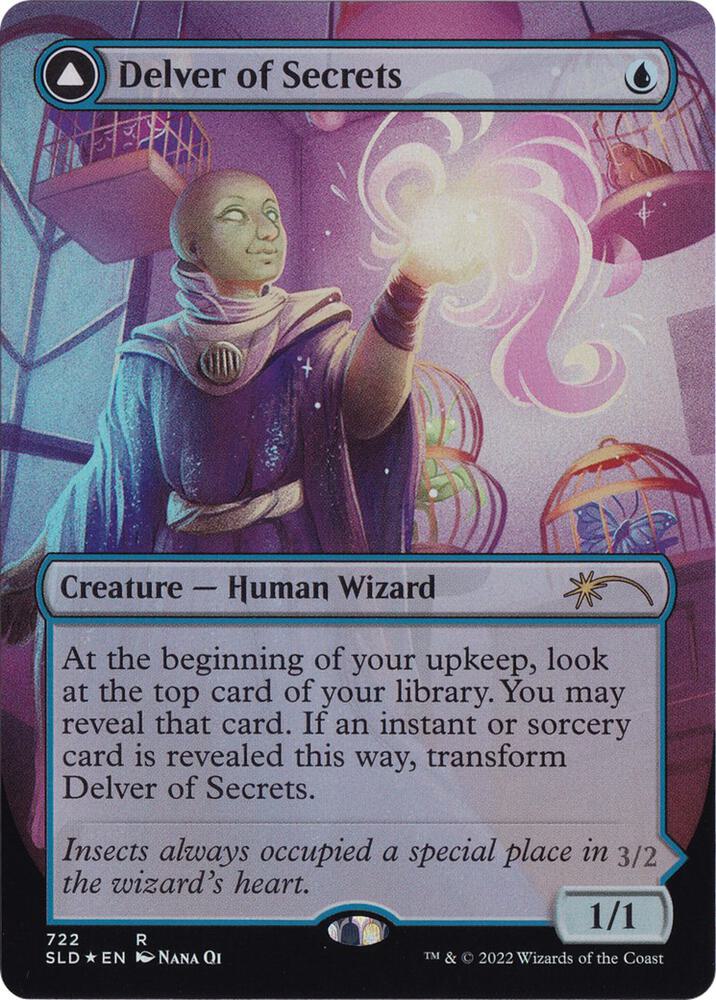 Delver of Secrets 722 722 (Secret Lair Drop Series)  - Foil | Good Games Adelaide SA